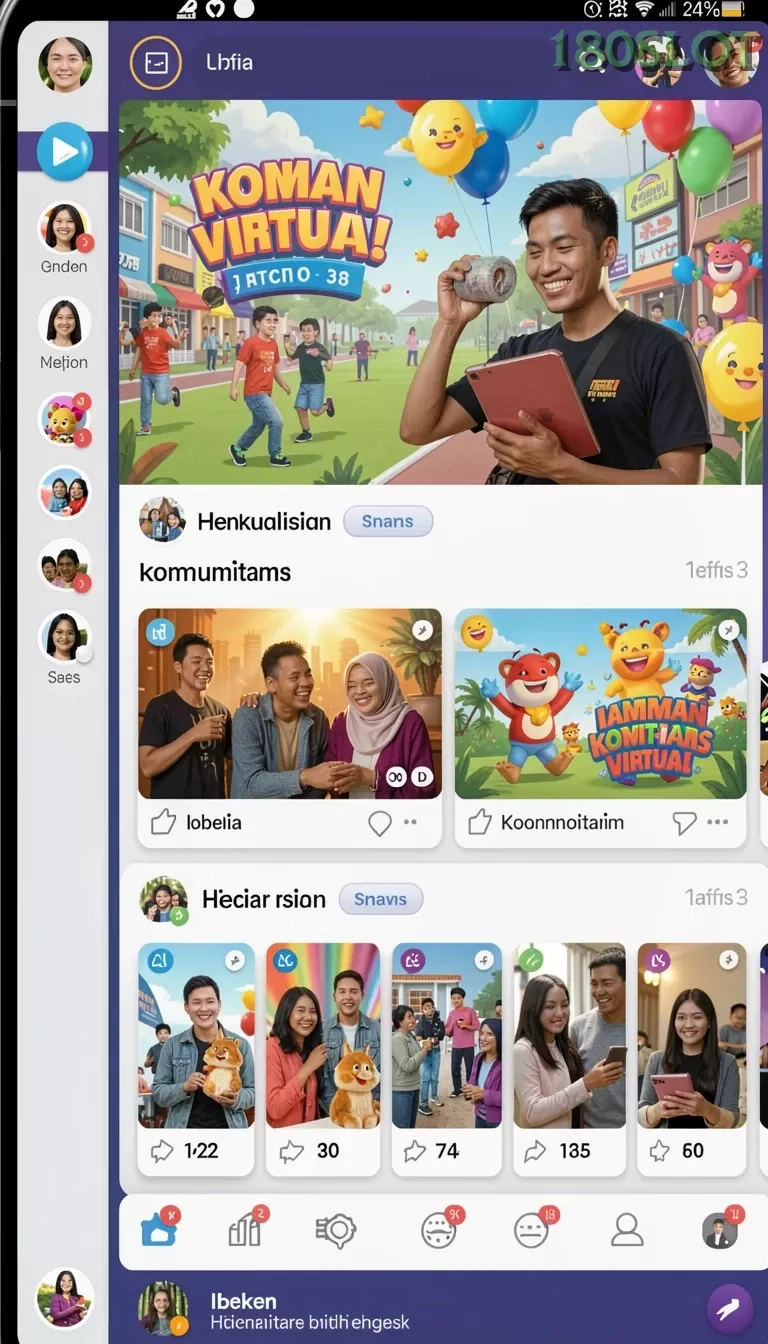 Cuplikan layar REKENING168 — menu navigasi